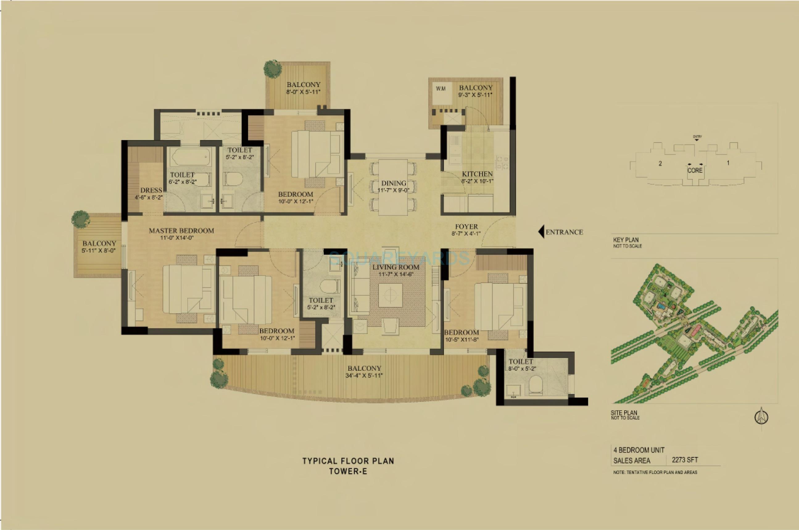 DLF The Primus — floor plan 3