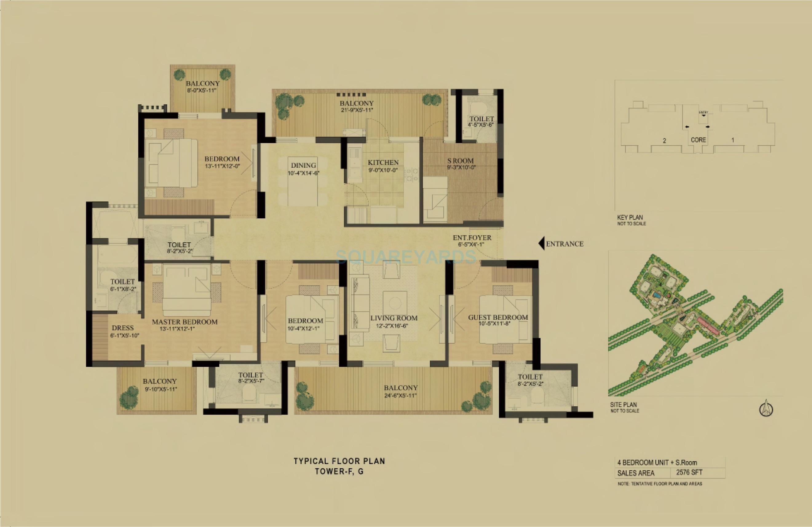 DLF The Primus — floor plan 4