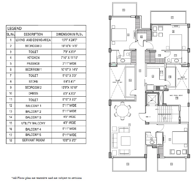 Vatika Seven Seasons — floor plan 2