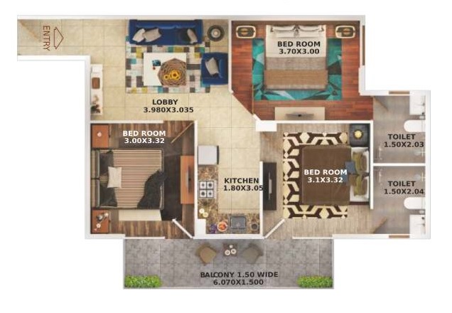 Pyramid Nest — floor plan 1