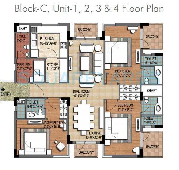 Ninex City — floor plan 1