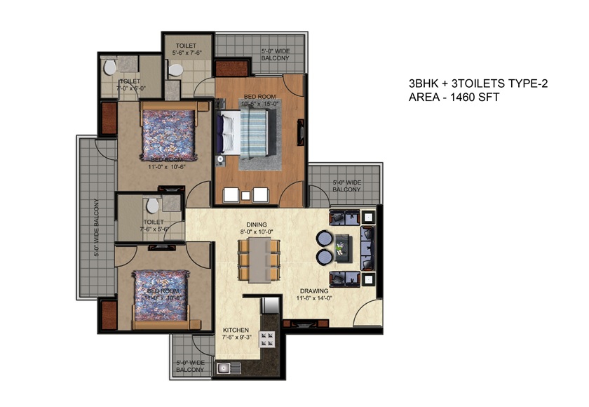 Rajhans Residency Phase 2 — floor plan 4