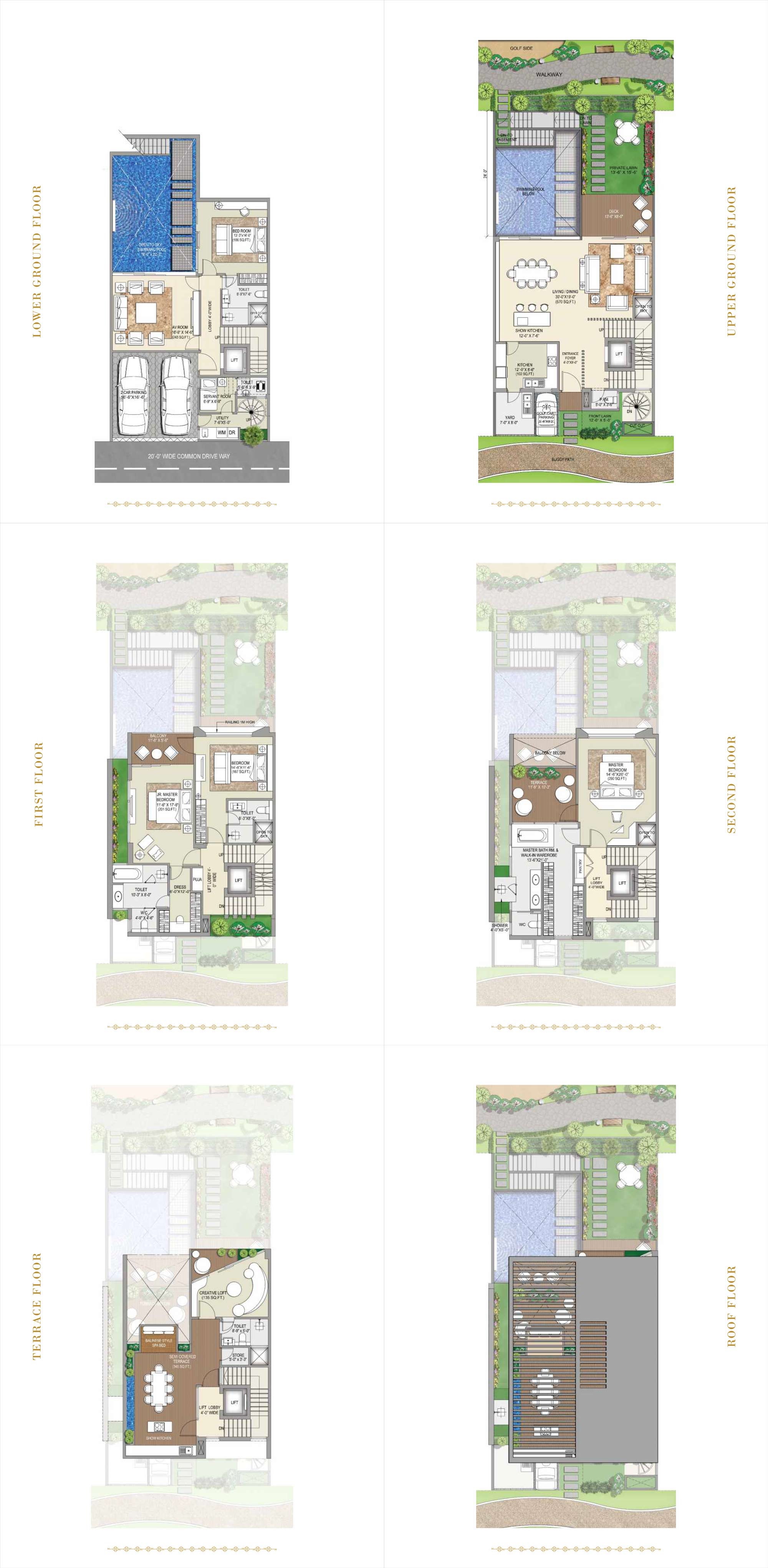 Rise Golf Villas — floor plan 2