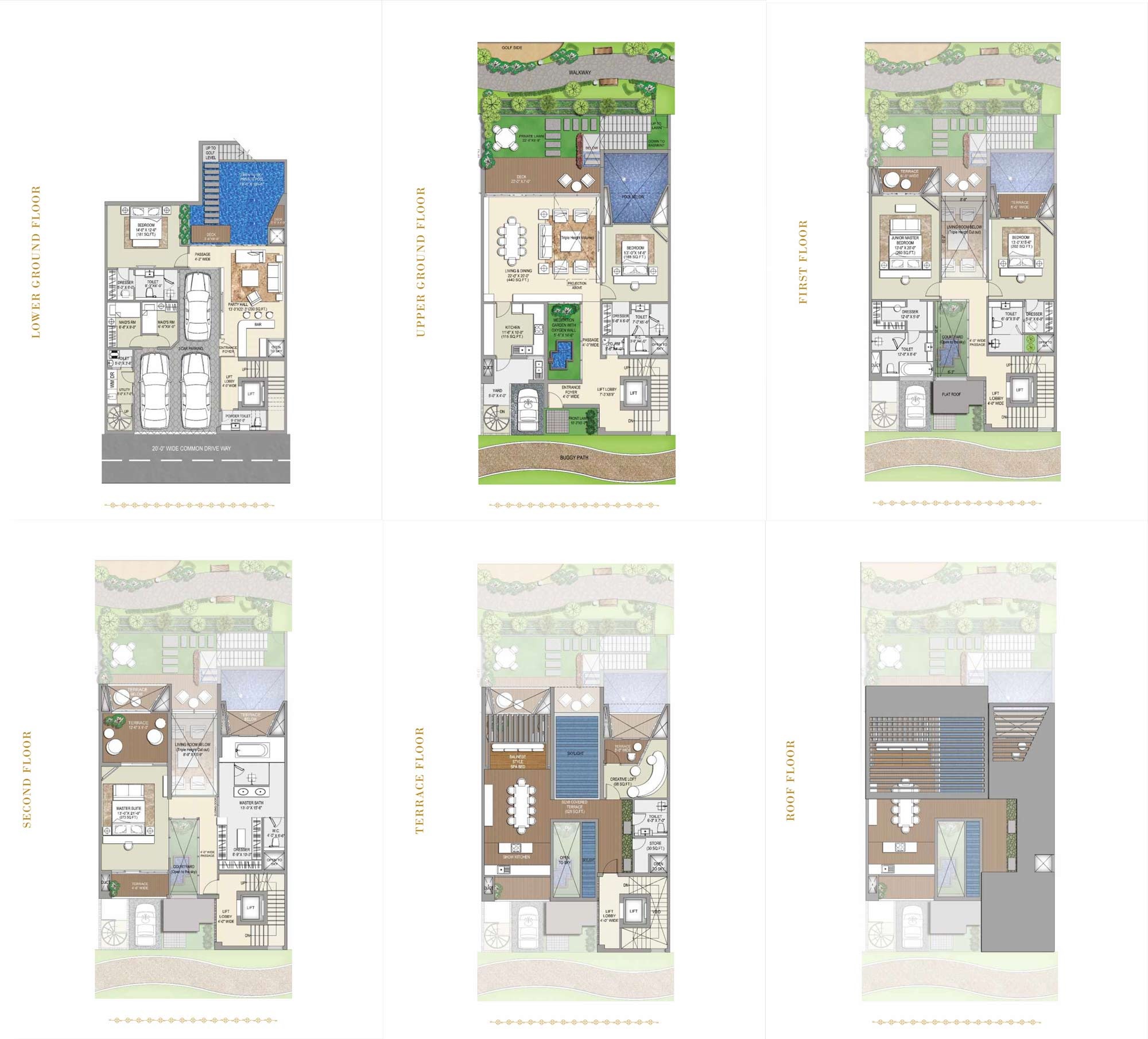 Rise Golf Villas — floor plan 3