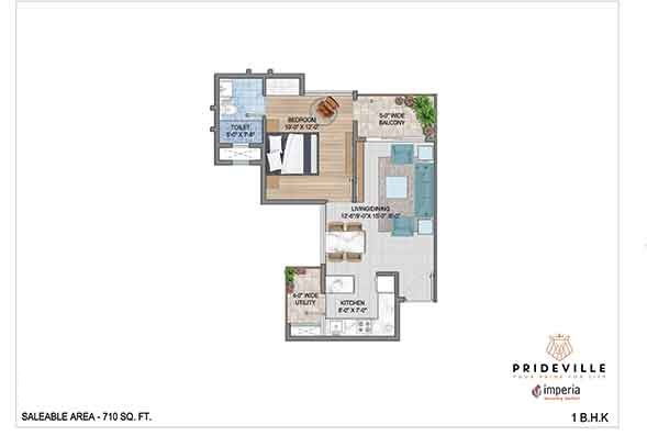 Imperia Prideville — floor plan 1