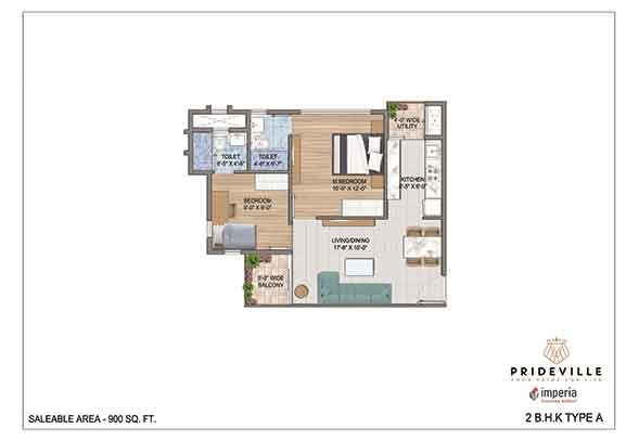 Imperia Prideville — floor plan 2