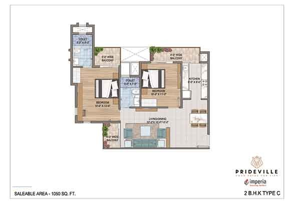 Imperia Prideville — floor plan 3