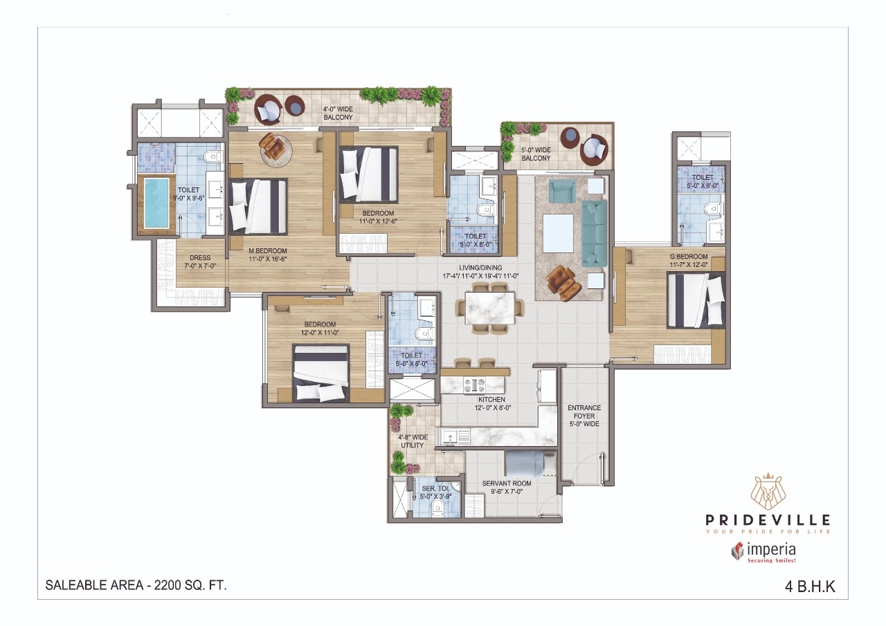 Imperia Prideville — floor plan 4