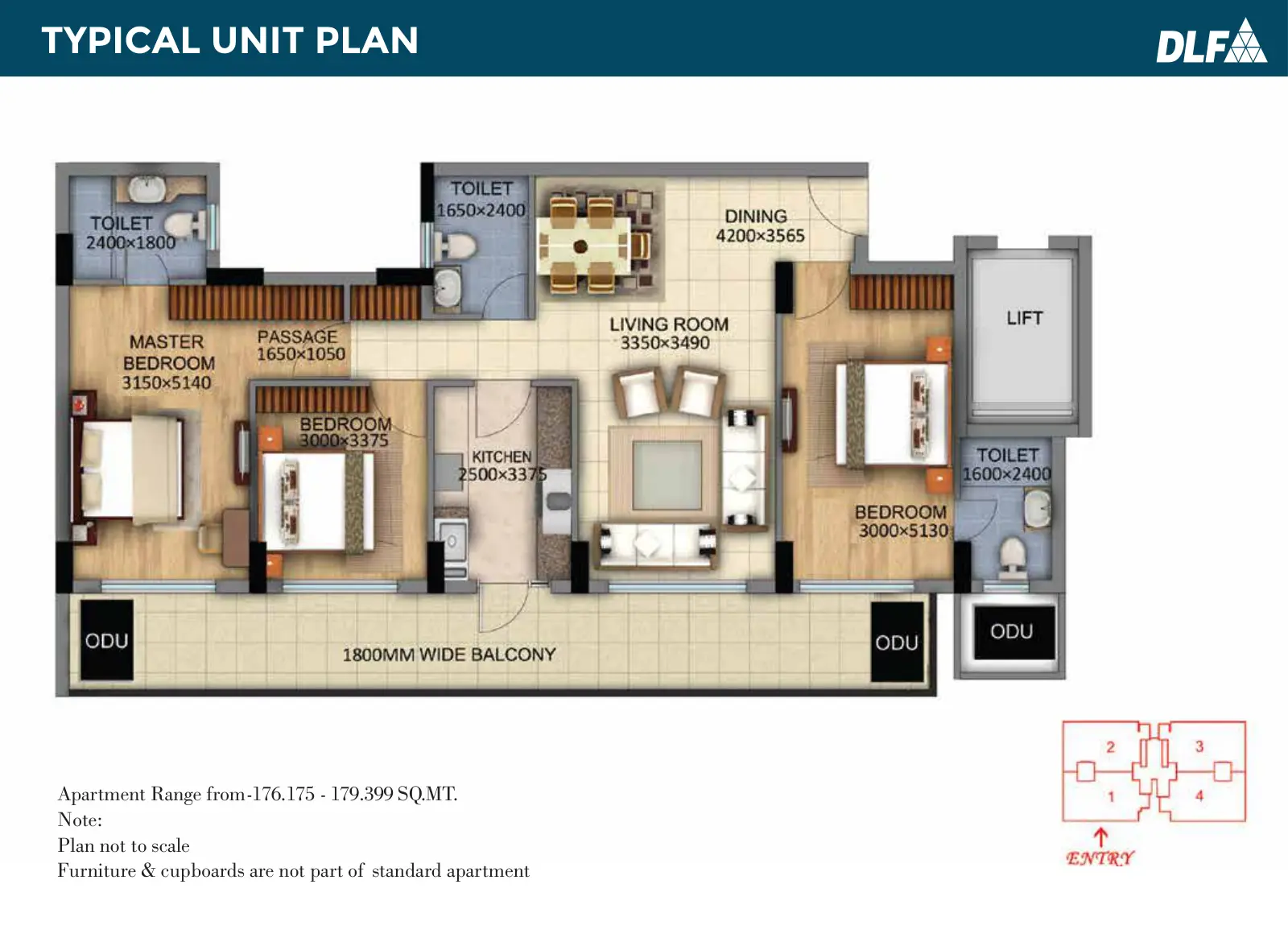 DLF The Skycourt — floor plan 2