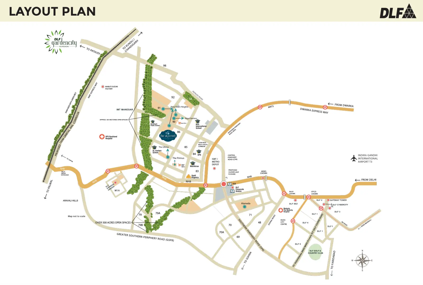 DLF The Skycourt — site plan 1