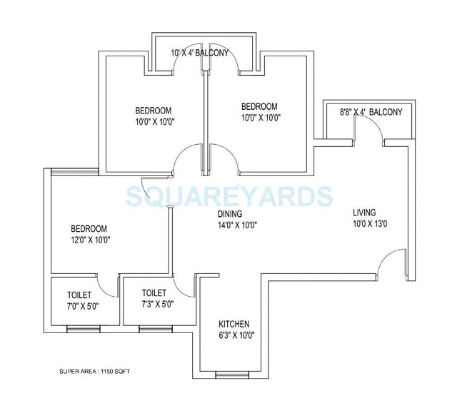 The City Of Homestead — floor plan 4