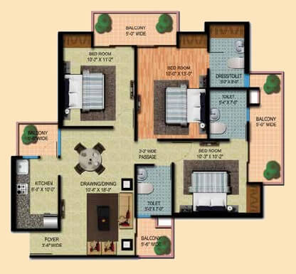 Mahaluxmi Migsun Ultimo — floor plan 5