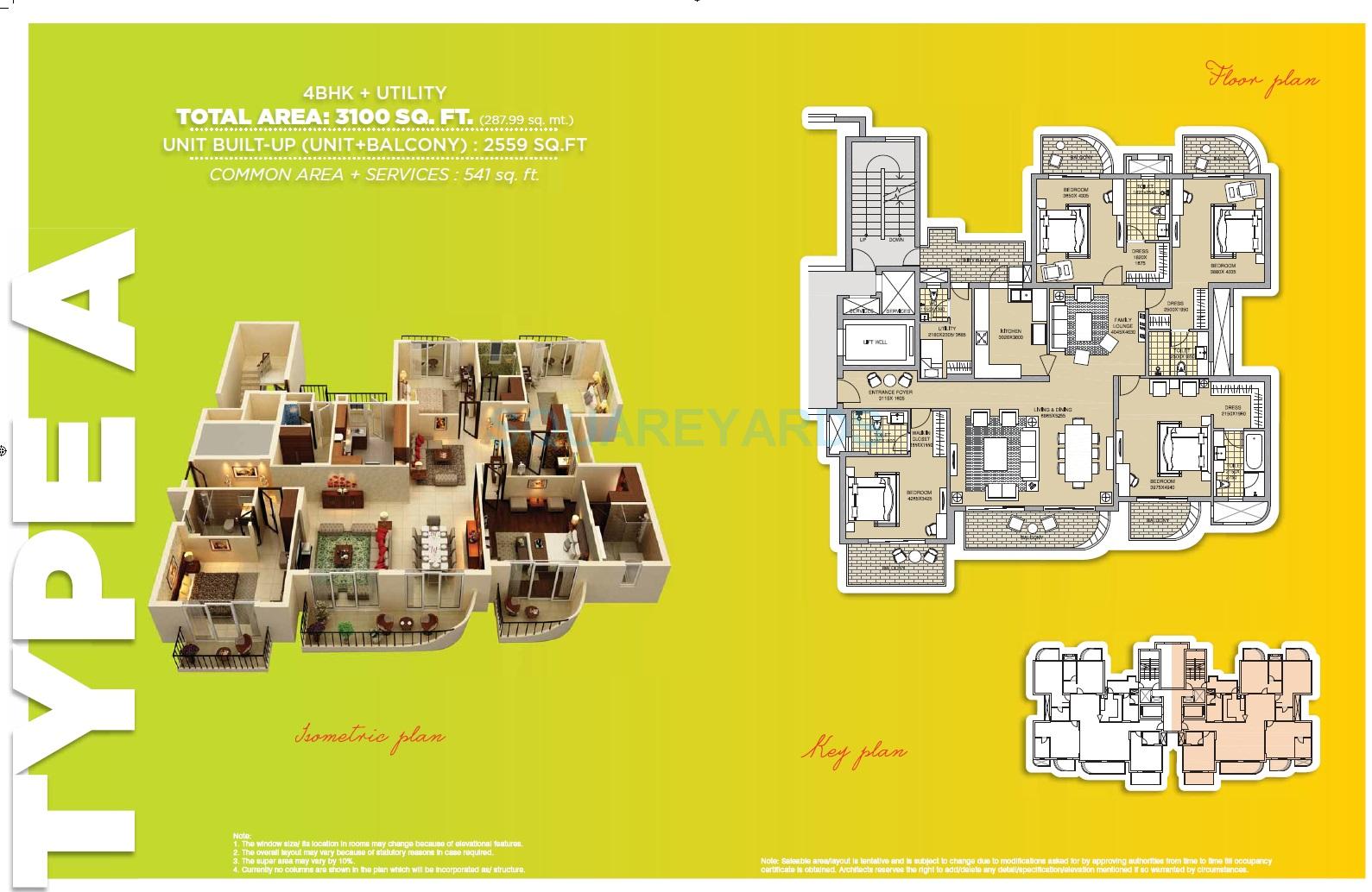 ATS Tangerine — floor plan 4