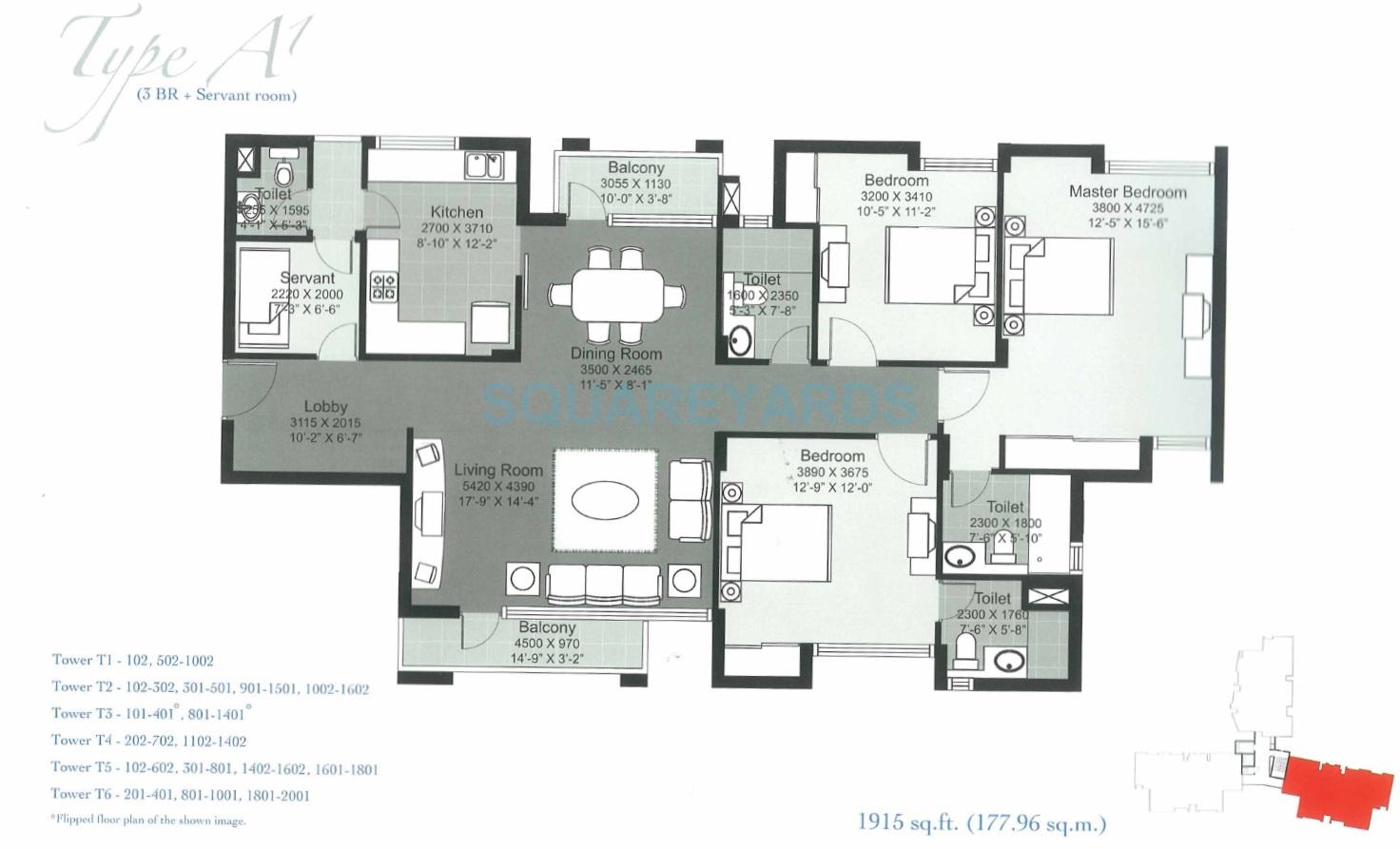 Unitech Height — floor plan 2