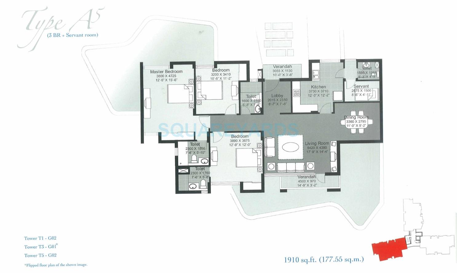 Unitech Height — floor plan 4