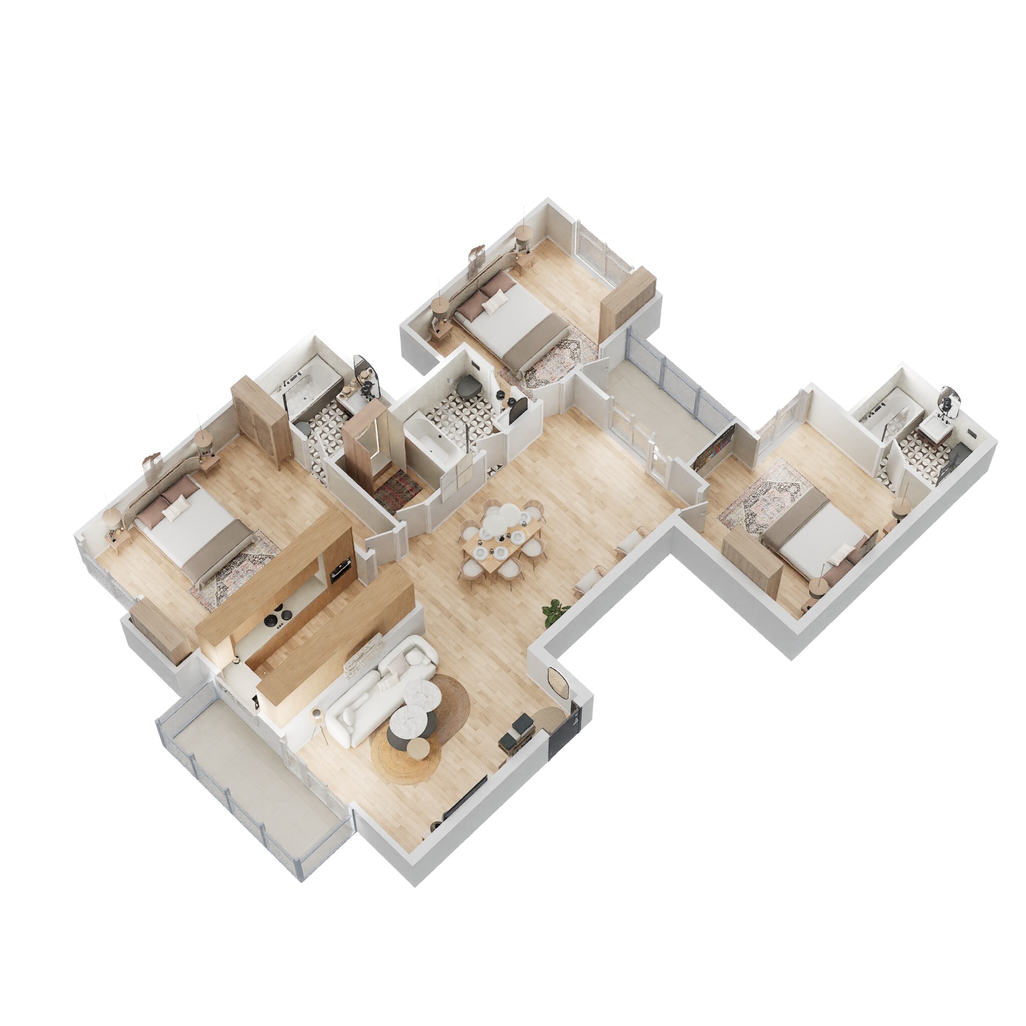 Eldeco Riviera — floor plan 6