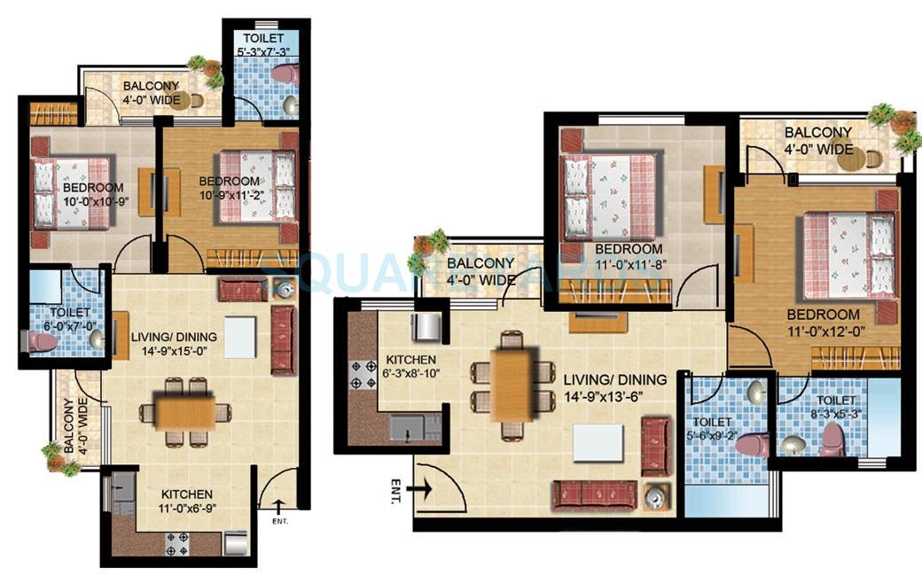 Omaxe Orchid Avenue — floor plan 1
