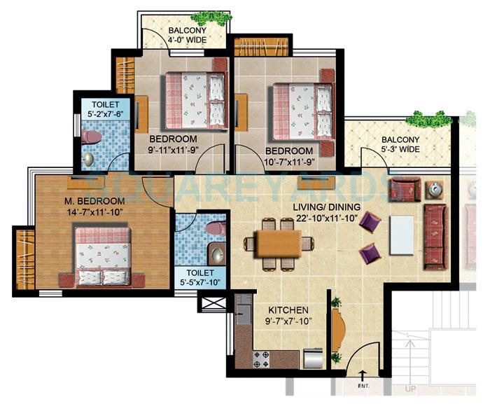 Omaxe Orchid Avenue — floor plan 4