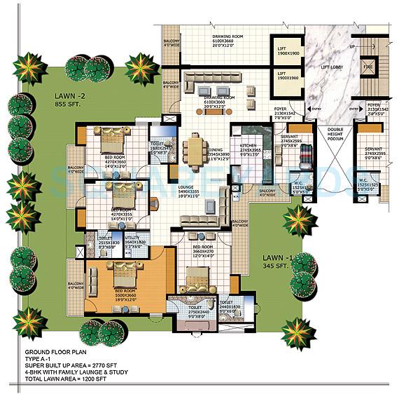 Purvanchal Heights — floor plan 5
