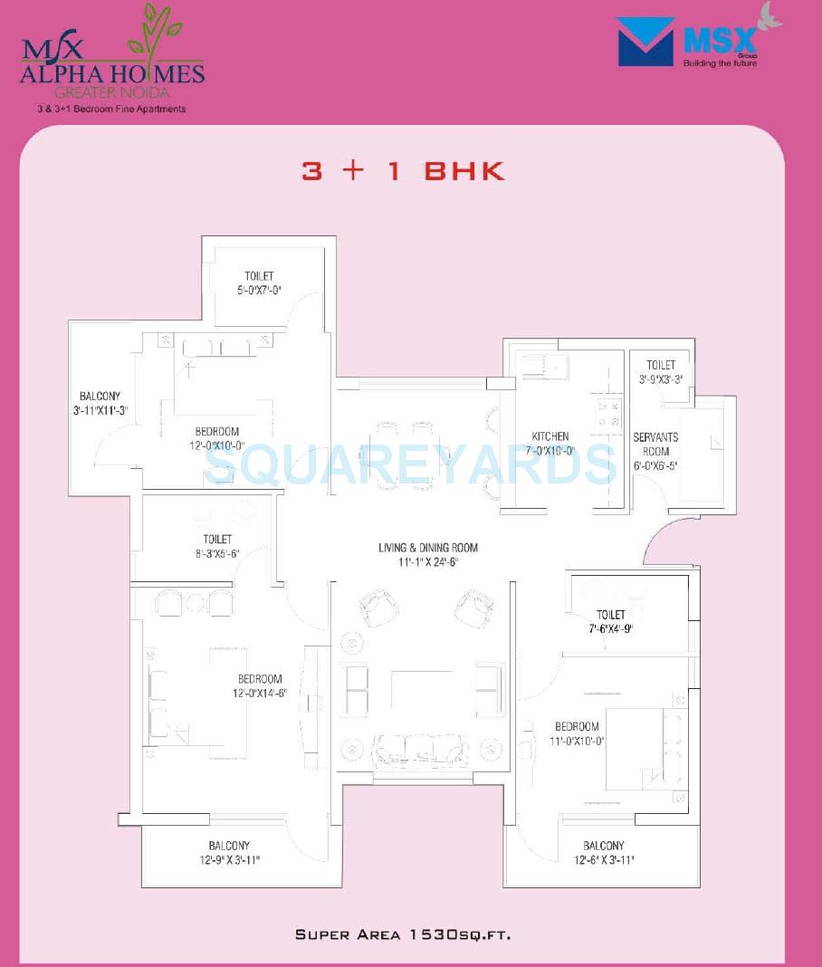 MSX Alpha Homes — floor plan 2