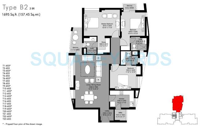 Unitech Horizon — floor plan 2
