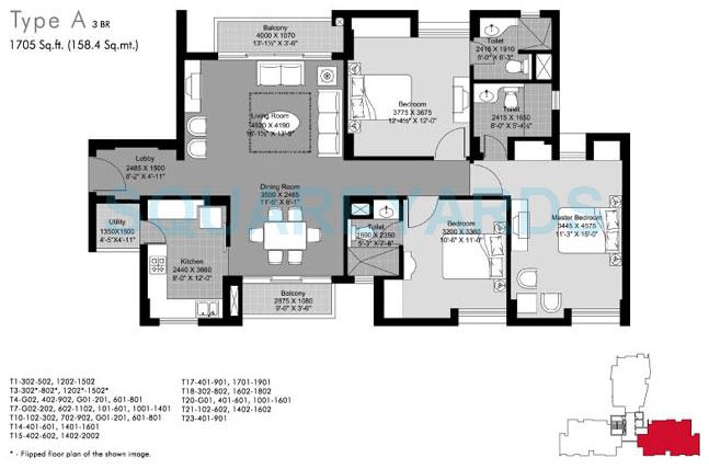 Unitech Horizon — floor plan 3
