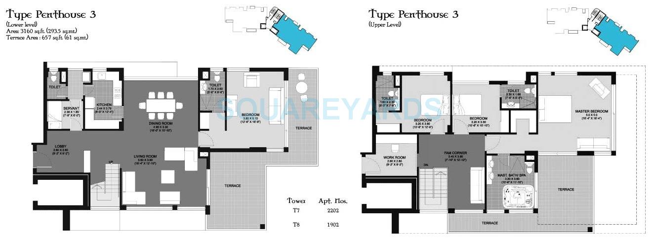 Unitech Cascades — floor plan 7