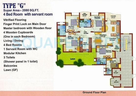 Samiah Vrinda City — floor plan 3