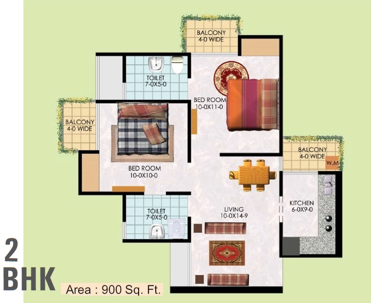 Arcmate Samiah Green View II — floor plan 1