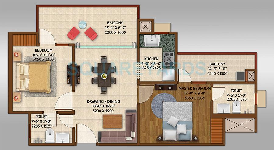 ACE Platinum — floor plan 9