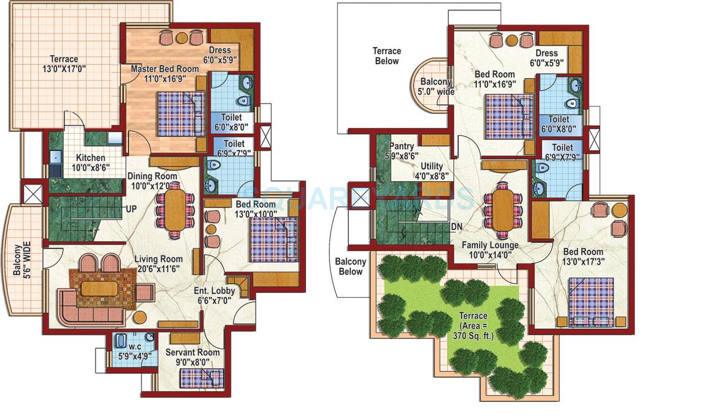 Purvanchal Silver City II — floor plan 5