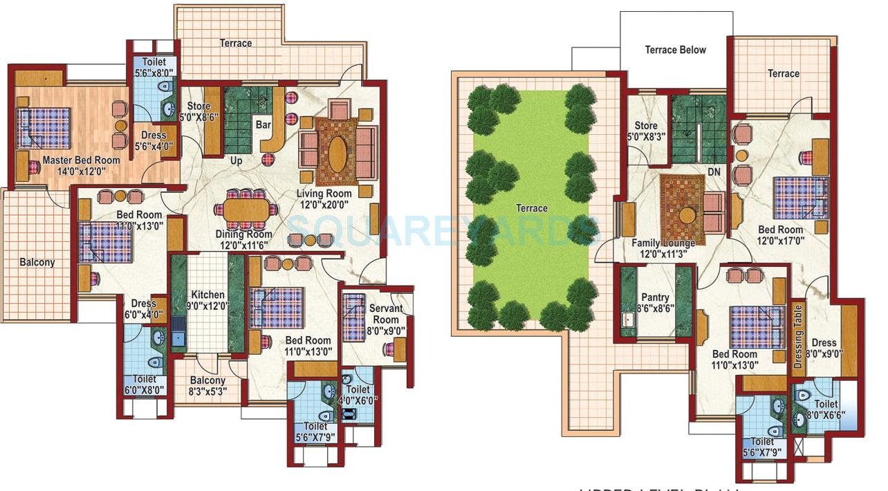 Purvanchal Silver City II — floor plan 6