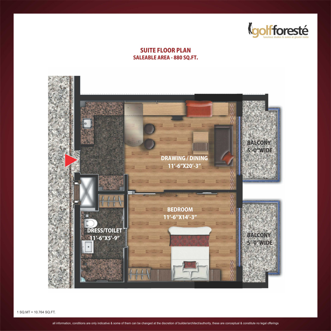 Paramount Golfforeste — floor plan 4