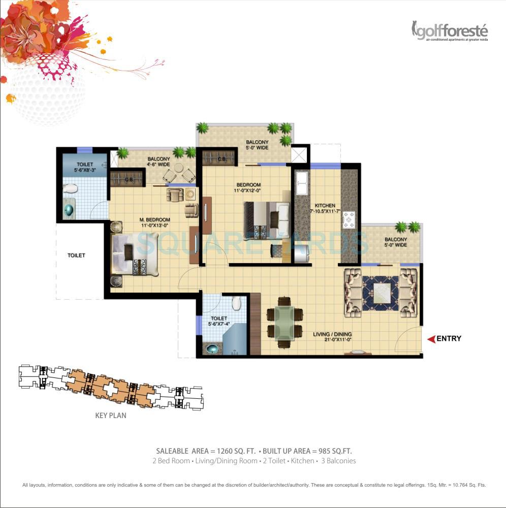 Paramount Golfforeste — floor plan 6