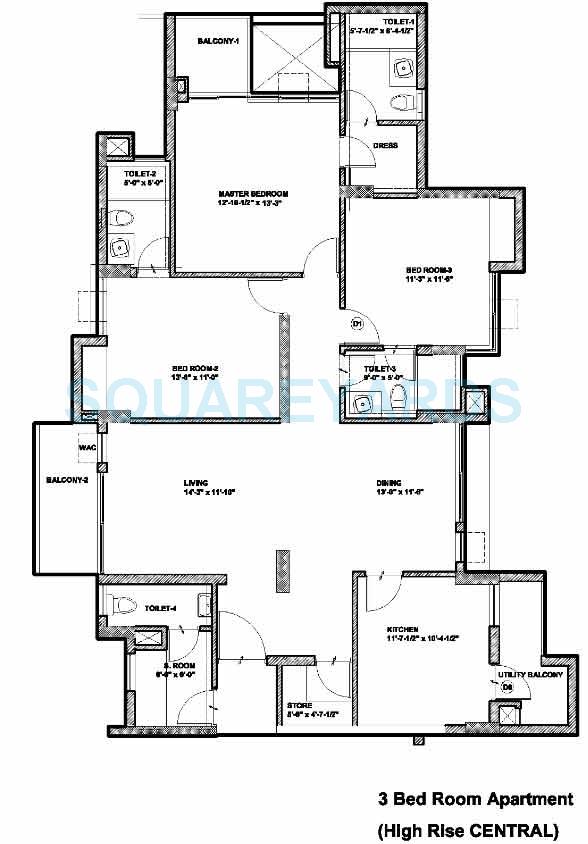 Assotech Springfields — floor plan 3