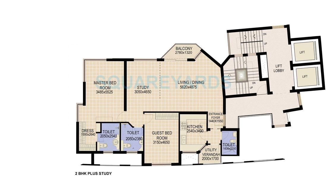 Jaypee Greens Star Court — floor plan 1