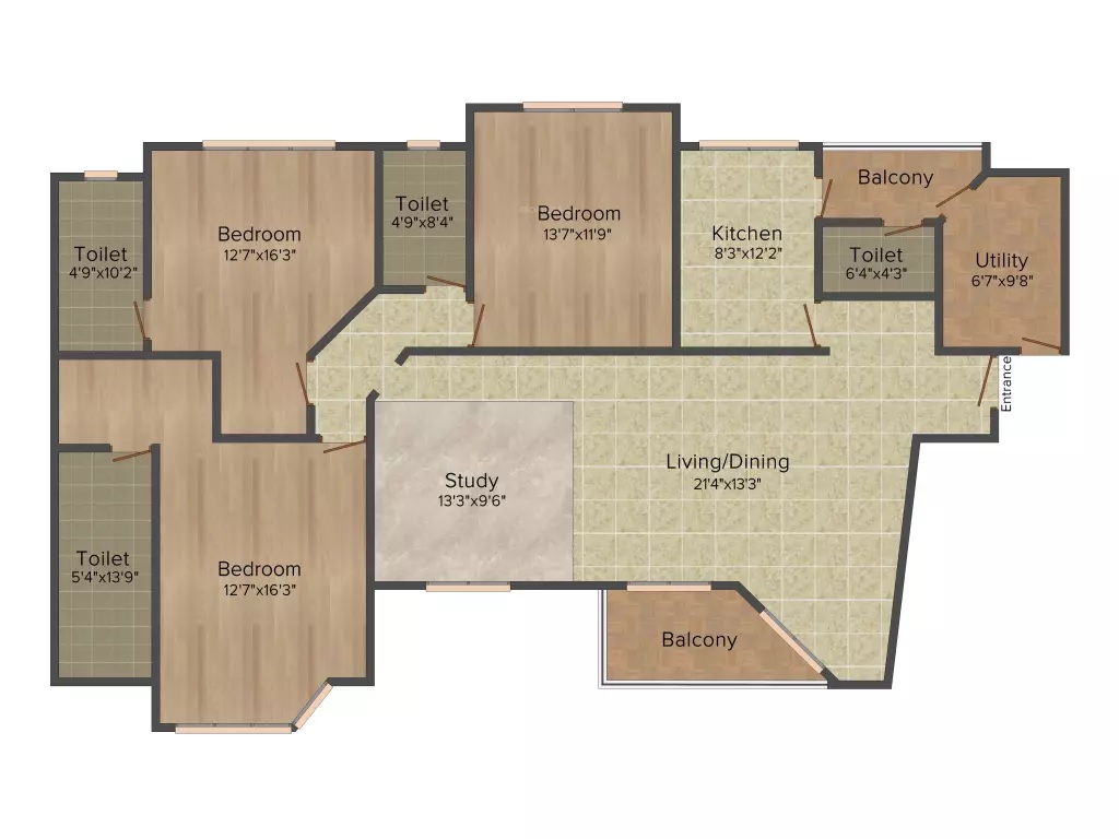 Jaypee Greens Star Court — floor plan 3