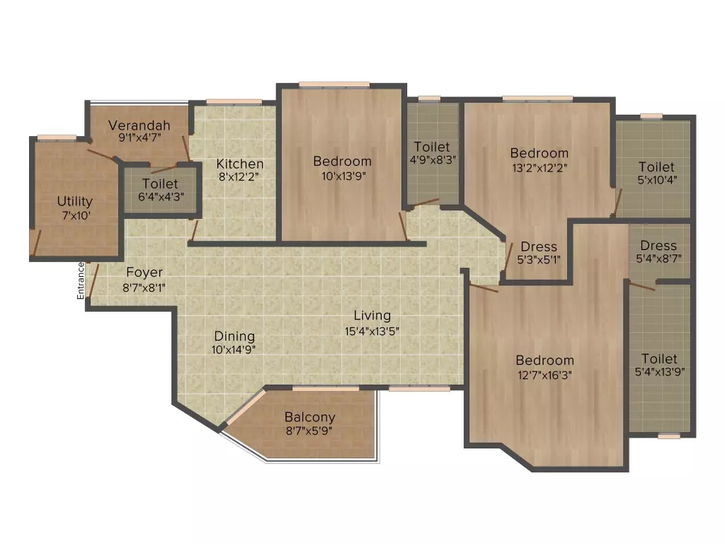 Jaypee Greens Star Court — floor plan 4