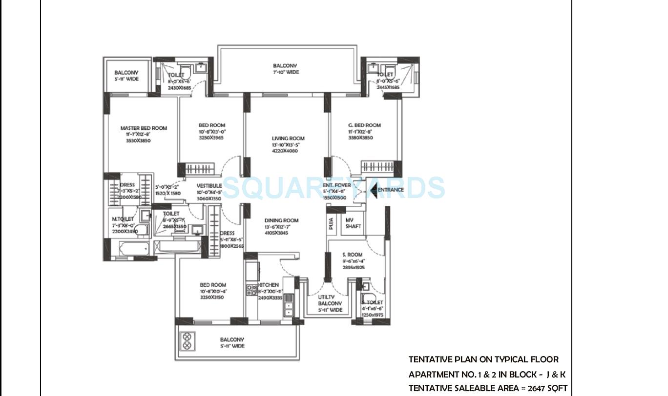 DLF The Ultima — floor plan 8