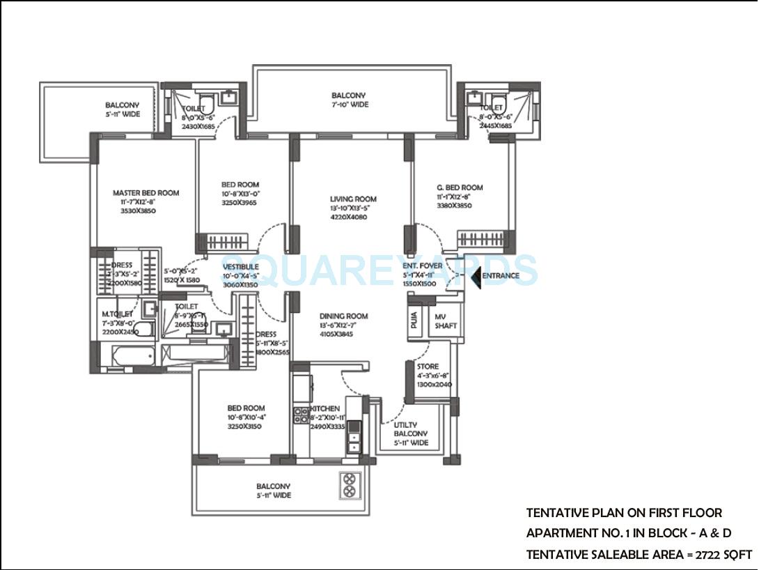 DLF The Ultima — floor plan 12