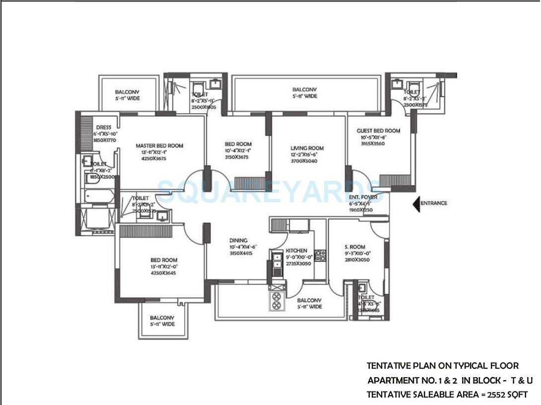 DLF The Ultima — floor plan 18