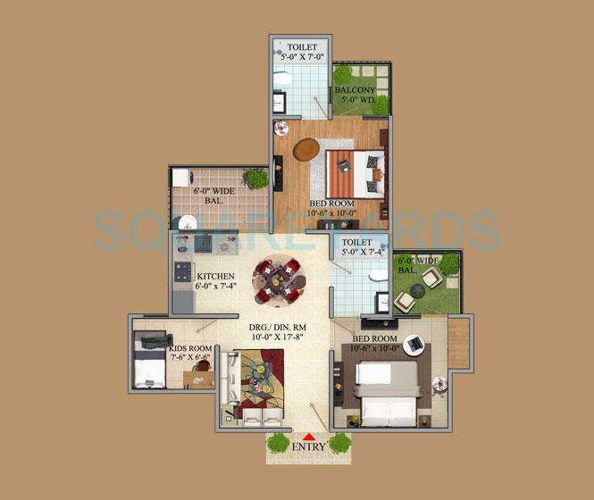 Migsun Green Mansion — floor plan 1