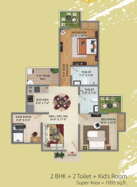 Migsun Green Mansion — floor plan 2