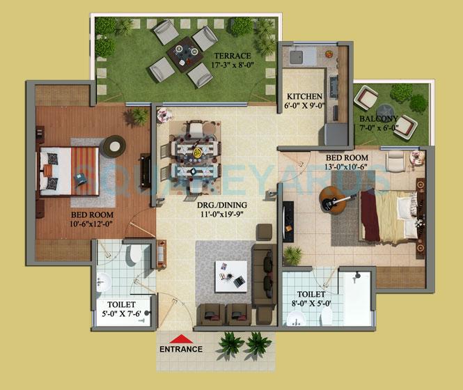 Migsun Green Mansion — floor plan 3