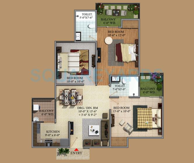 Migsun Green Mansion — floor plan 4
