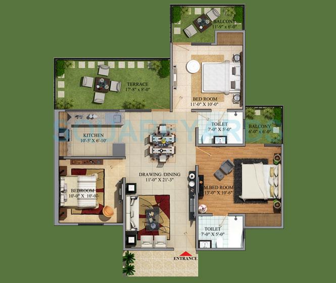 Migsun Green Mansion — floor plan 5