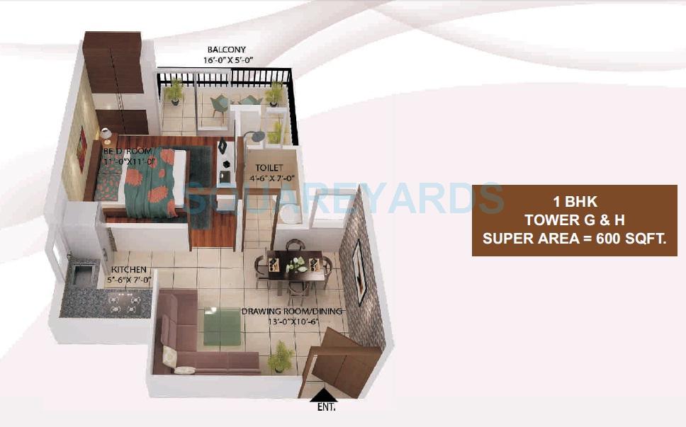 AVJ Heights — floor plan 1