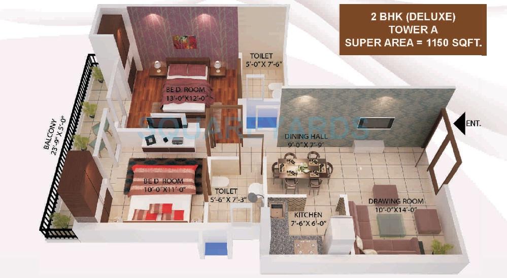 AVJ Heights — floor plan 4