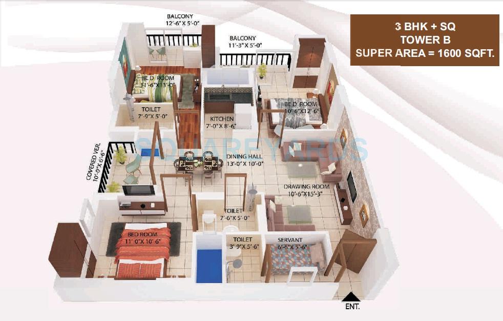 AVJ Heights — floor plan 5