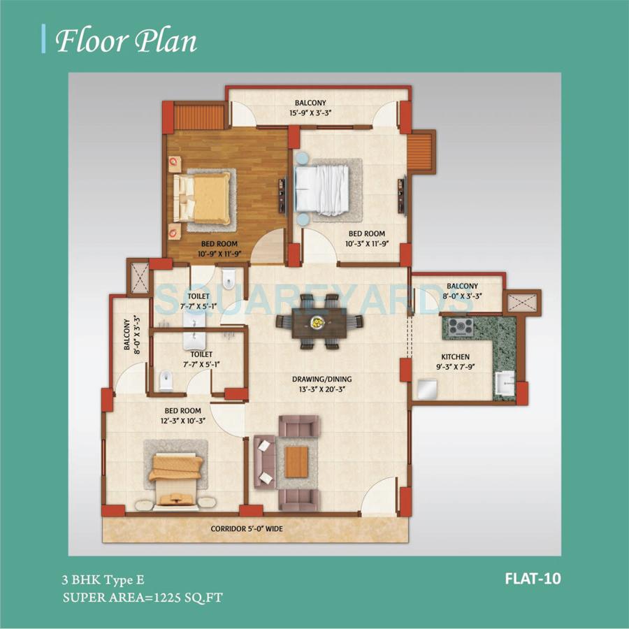 AVJ Homes — floor plan 1